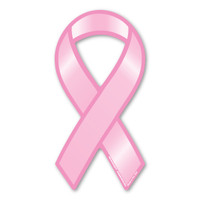 This pink ribbon magnet is a great way to show your support and raise awareness for breast cancer research.