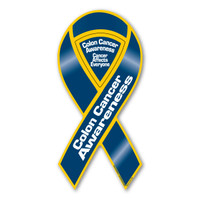 Colon Cancer Awareness 2-in-1 Ribbon Magnet