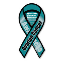 Ovarian Cancer Awareness 2-in-1 Ribbon Magnet