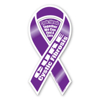 Cure Cystic Fibrosis 2-in-1 Ribbon Magnet