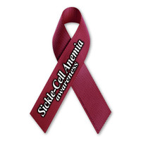 Sickle Cell Anemia Awareness Ribbon  Magnet