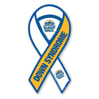 Buddy Walk Down Syndrome 2-in-1 Ribbon Magnet