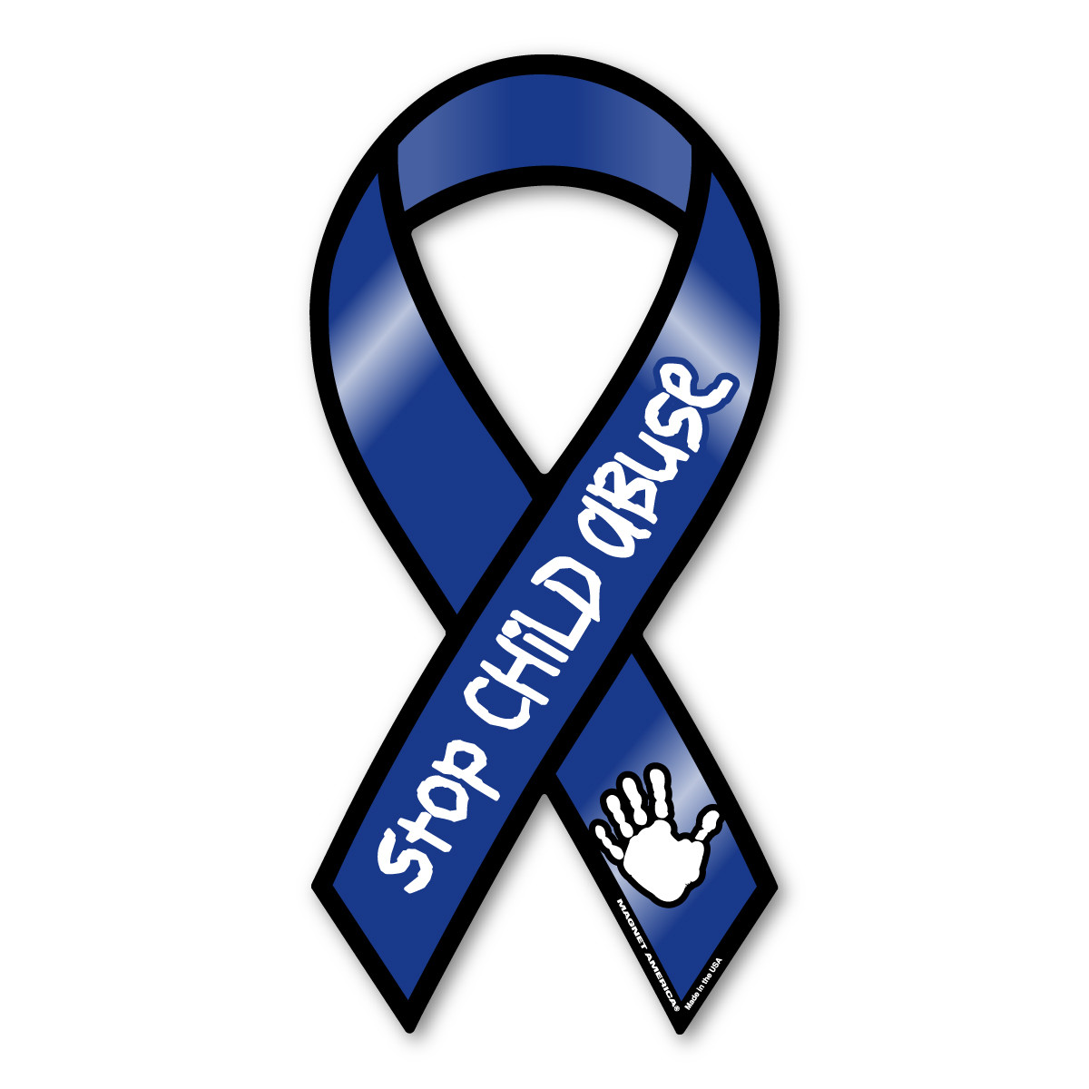 Stop Child Abuse Ribbon Magnet | Magnet America