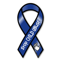 Stop Child Abuse Ribbon Magnet