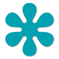 Purple 70's Flower Magnet | Magnet America