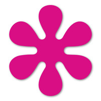 Purple 70's Flower Magnet | Magnet America