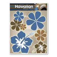Blue Hawaiian Flower Pack Magnet