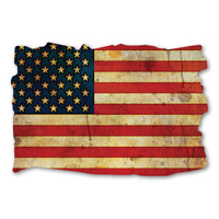 American Flag Grunge Magnet