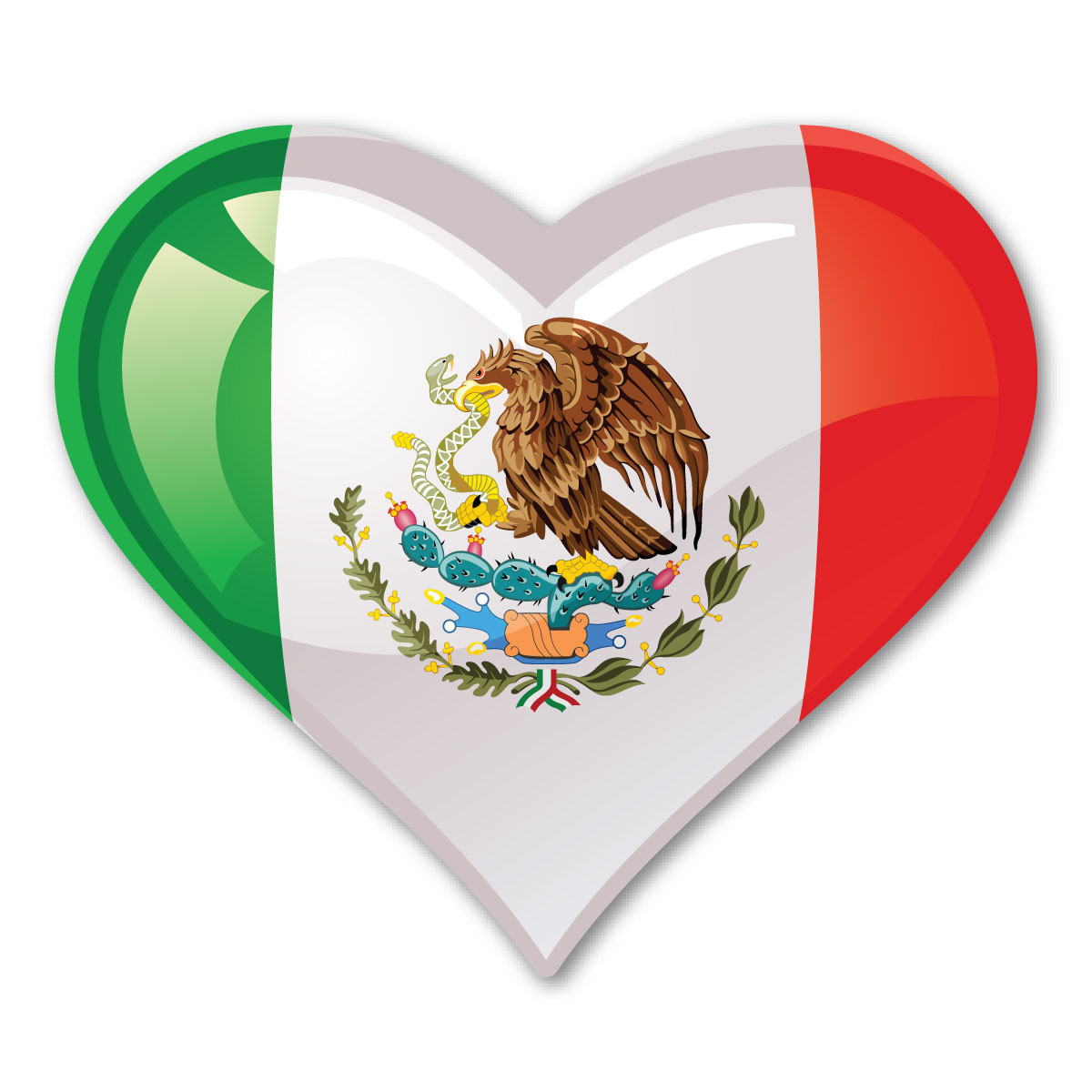 Mexico Heart Magnet | Magnet America