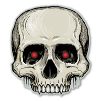 Skull Halloween Magnet