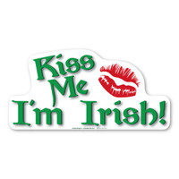 Kiss Me I'm Irish Bumper Magnet