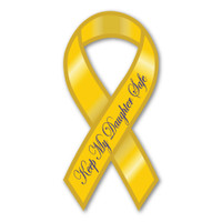 Show your support for our men and women in the armed forces with this ribbon magnet.