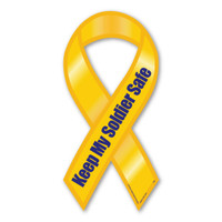 Keep My Soldier Safe Ribbon Magnet