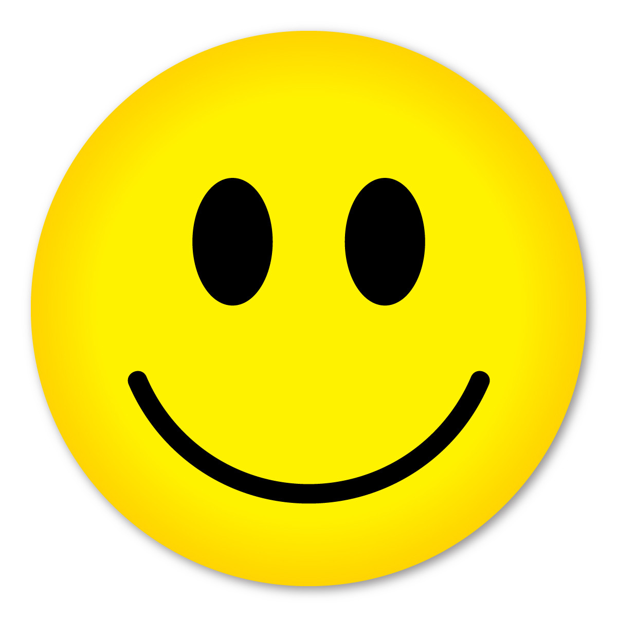 løg spurv enkel Smiley Face Circle Magnet | Magnet America