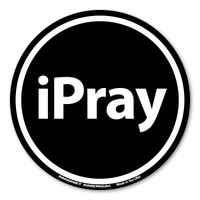 iPray Circle Sticker