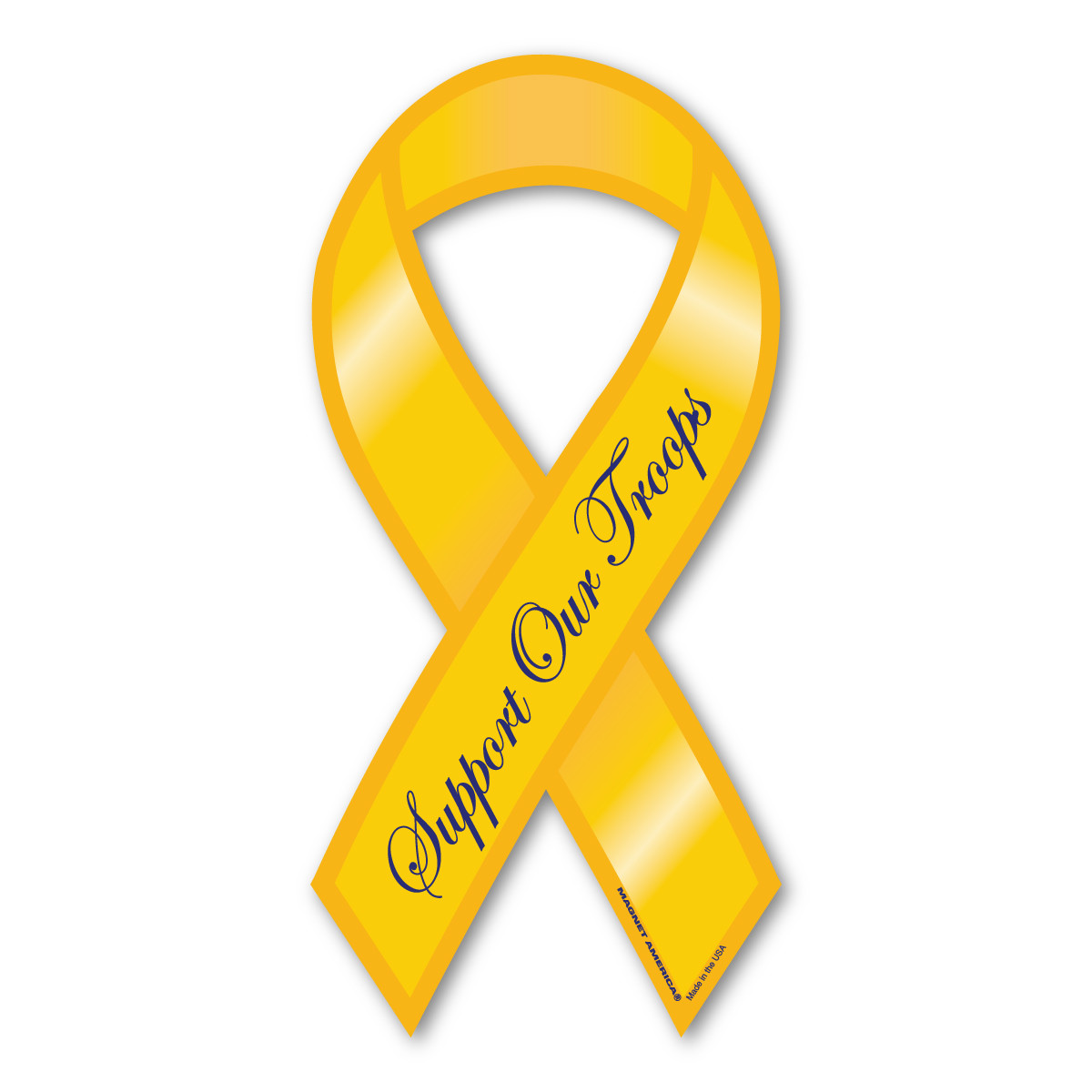 Support Our Troops Ribbon Sticker | Magnet America