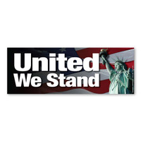 United We Stand Bumper Strip Magnet