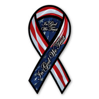 In God We Trust 2-in-1 Ribbon Magnet