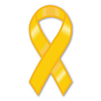 While the history of the Yellow Ribbon as a sign of military support begins with the poem "She Wore a Yellow Ribbon," it began gaining popularity in the United states in 1979 with the Iran Hostage Crisis. It's popularity returned during the Gulf War along with the phrase "Support Our Troops," and has continued gaining popularity since 2003, when Magnet America introduced the "Support Our Troops" Ribbon Magnet in honor of those serving in Iraq. This Yellow Ribbon Magnet is another great way to show your support for the men and women serving in our country's military.