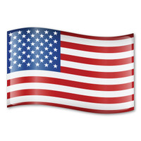 American Flag Car Sign Magnet