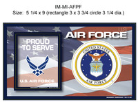 Air Force Photo Frame Magnet