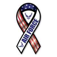 Air Force Red, White, And Blue 2-in-1 Ribbon Magnet