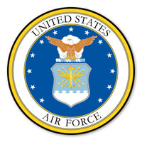 Air Force Seal Car Door Sign Magnet