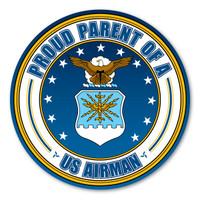 Proud Parent Of A US Airman Circle Magnet
