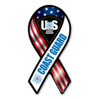 Coast Guard Red, White, And Blue 2-in-1 Mini Ribbon Magnet