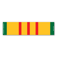 Vietnam War Service Mini Ribbon Bar Magnet