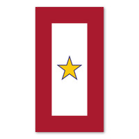 Gold Star Service Flag Magnet