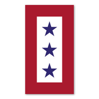 Blue Star Service Flag (3 Star)  Magnet