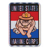 In 1775, the Marine Corps was formed as the Continental Marines. They were specifically established to serve as an infantry branch that was able to engage in combat both on land and at sea during the American Revolutionary War. Today, members of the Marine Corps work closely with the Navy as well as the Army and the Air Force, gaining nicknames such as "America's third Air Force" and "America's second land Army." This Holographic Rectangle Decal with the Marine Bulldog is a great way for current and former members of the USMC to show pride in their branch as well as for others to show their support.