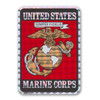 In 1775, the Marine Corps was formed as the Continental Marines. They were specifically established to serve as an infantry branch that was able to engage in combat both on land and at sea during the American Revolutionary War. Today, members of the Marine Corps work closely with the Navy as well as the Army and the Air Force, gaining nicknames such as "America's third Air Force" and "America's second land Army." This Holographic Rectangle Decal with the Marine Seal is a great way for current and former members of the USMC to show pride in their branch as well as for others to show their support.