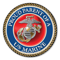 Proud Parent Of A Marine Circle Magnet