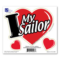 The U. S. Navy was founded in 1775 as the Continental Navy during the Revolutionary War. Today, the men and women of the Navy continue to serve our country and protect our freedom. This 3-in-1 Custom Magnet Pack can be used by Navy Husbands, Navy Wives, or by anyone who has a Sailor in their life to show their love and their support for the service being given.