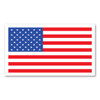 The United States Flag was first created in 1777, bearing 13 stars to represent the 13 colonies. The number of stars in the flag has changed many times as states were added between 1777 and 1960, when the flag came to be as it is today. This American Flag Rectangle Magnet is a great way to show that you are proud to be an American!