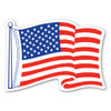 The United States Flag was first created in 1777, bearing 13 stars to represent the 13 colonies. The number of stars in the flag has changed many times as states were added between 1777 and 1960, when the flag came to be as it is today. This American Flag Waving Mini Magnet is a great way to show that you are proud to be an American!