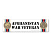 The War in Afghanistan began in 2001 and is the longest war in American History. In 2013, withdrawal of American troops from Afghanistan began and the men and women in the service started coming home. Our Afghanistan War Veteran Bumper Strip Magnet can be used by veterans to show that they served to protect the freedom of the country and its future generations.