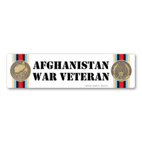 Afghanistan War Veteran Bumper Strip Magnet