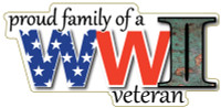 Proud Family Of A WWII Veteran Magnet