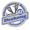 Personalized custom lacrosse magnet!