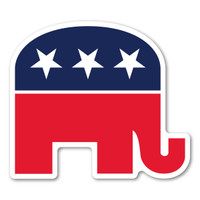 Republican Elephant Sticker