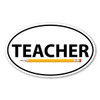Teachers have been changing the world one child at a time by providing education for students, regardless of age. You, as a teacher, can show your love for your students with our Teacher oval decal. Also, this can be given as a gift for your favorite teacher in appreciation for their love and support. This decal is great for indoor or outdoor application.