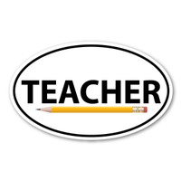 Teacher Oval Magnet
