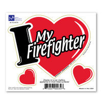 I Love My Firefighter 3-in-1 Magnet
