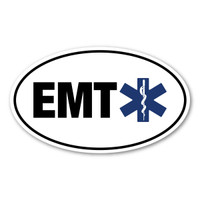 EMT Oval Sticker