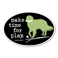Make Time for Play Oval  Magnet