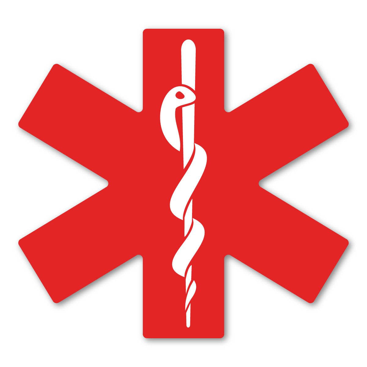 EMS Red Symbol Magnet