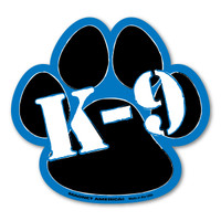 Police K-9 Paw Magnet